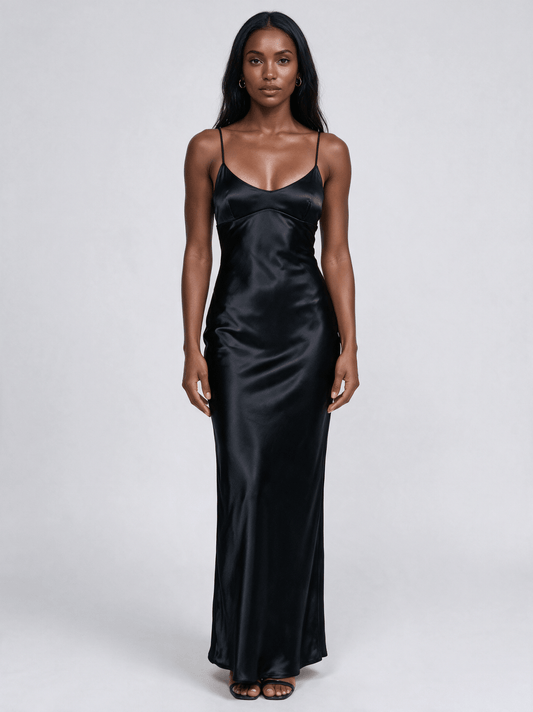 Black Velvet Dress - Valmoorie