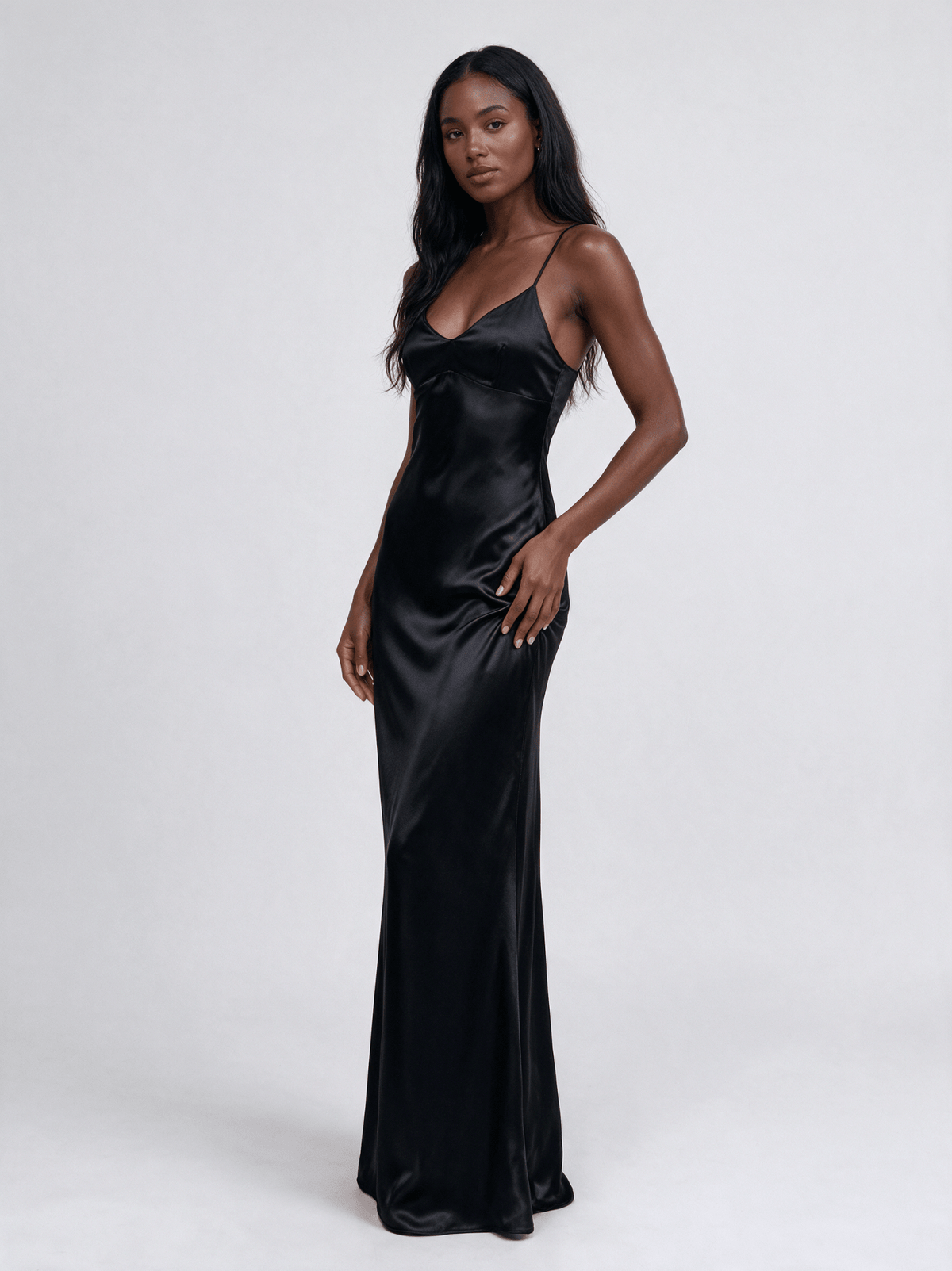 Black Velvet Dress - Valmoorie
