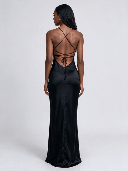 Black Velvet Dress - Valmoorie